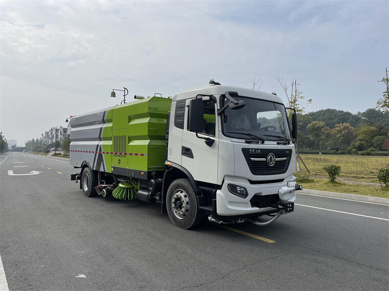 Rear Dump Truck-Mounted Road Sweeper 4x2