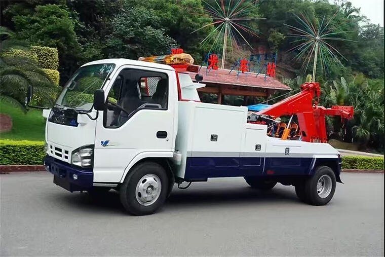 6T Euro5 Isuzu Tow Truck Wheel Lift Light Duty