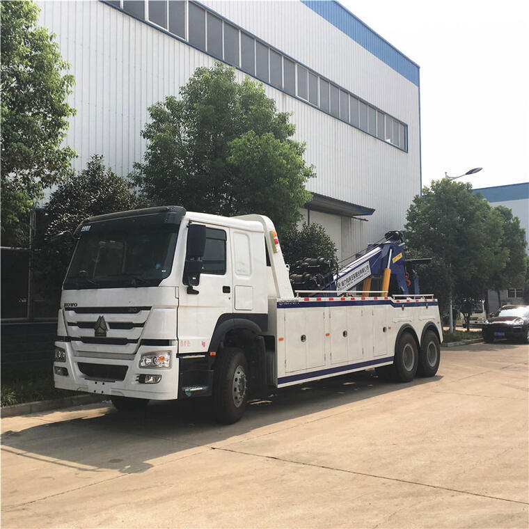 6x4 Howo 20T Heavy Recovery Truck Underlift