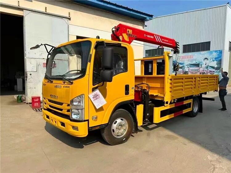 Isuzu NPR KV100 115hp 2T Crane Truck Hydraulic