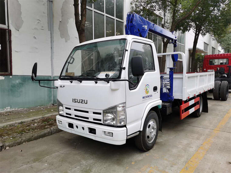 Diesel 2T Truck-Mounted Crane Hydraulic Boom