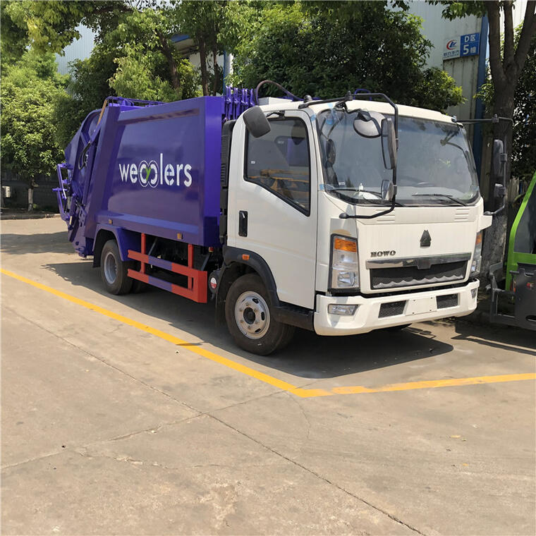 4x2 Euro3 Howo 8cbm RHD/LHD Waste Compactor