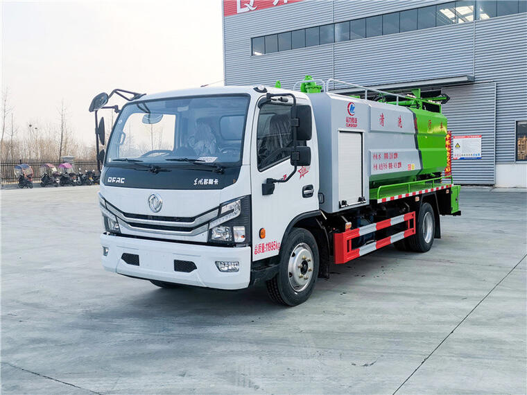 4x2 Dongfeng 10000L Vacuum Sewage Clean+Suction w/Water Tank