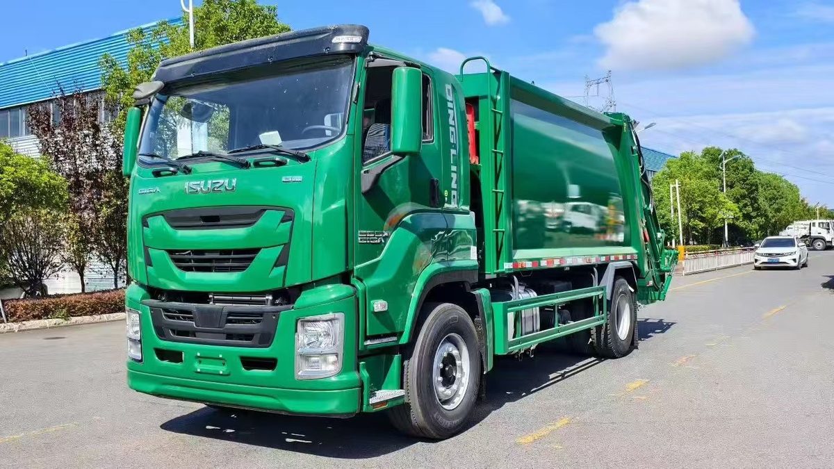 Isuzu 4x2 16cbm Compressed Garbage Truck