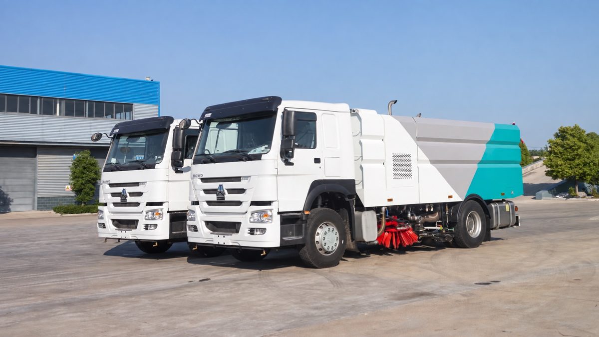 Sinotruk Howo 4x2 16cbm Washing and Sweeping Truck